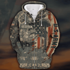 U.S. Army  Pride Zip-Up Microfleece Hoodie | HLT-1210-AR-01