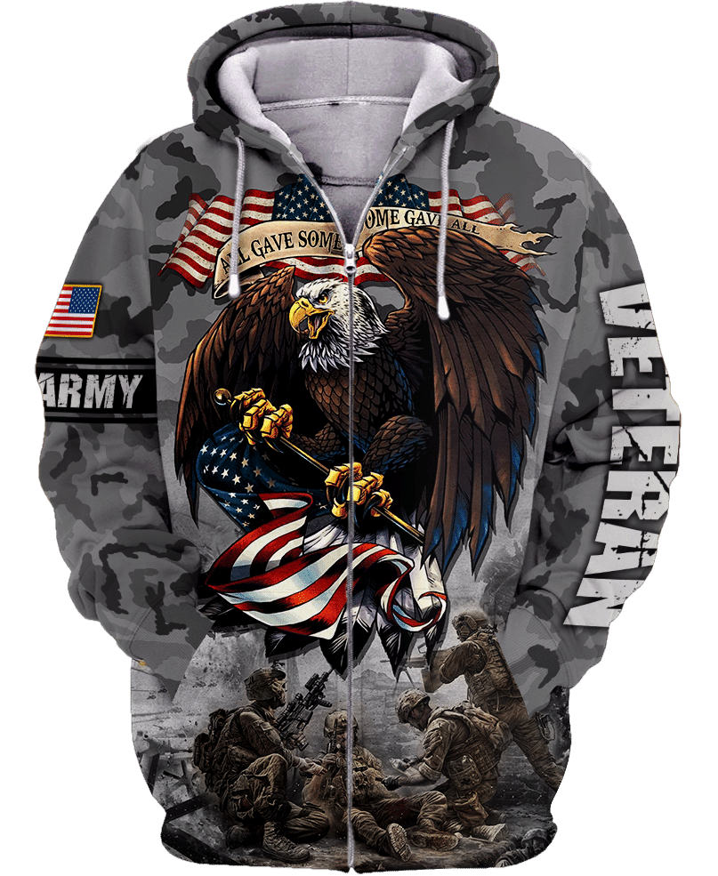 U.S. Army Emblem Zip Microfleece Hoodie | NTD-1110-AM-01 U.S. Army Emblem Zip Microfleece Hoodie | NTD-1110-AM-01