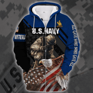 U.S. Navy  Lightweight Microfleece Zip Hoodie | HLT-1811-NV-01