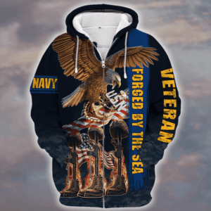 U.S. Navy  All-Season Microfleece Zip Hoodie | HLT-0211-NV-01