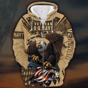 U.S. Navy  Microfleece Zip Hoodie Gift Idea | HLT-2110-NV-01