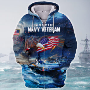 U.S. Navy  Microfleece Zipper Hoodie for Winter | NTD-1310-NA-02