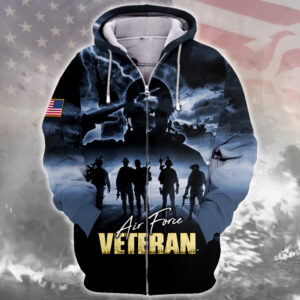 U.S. Air Force  Warm Microfleece Hoodie – Gift for Airman | AIR FORCES NTD-1810-AF-01