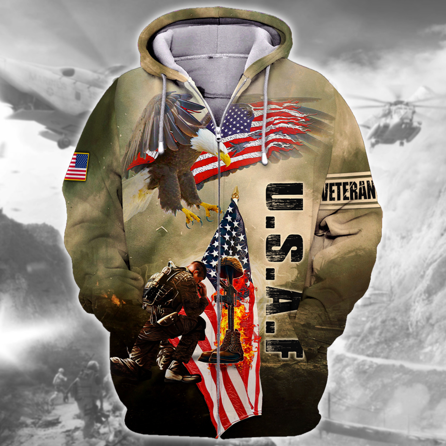 Air Force Winter Microfleece Hoodie – Gift for Men | AIR FORCE NTD-1410-AF-02 Air Force Winter Microfleece Hoodie – Gift for Men | AIR FORCE NTD-1410-AF-02