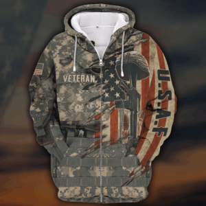 USAF  Hoodie with Soft Microfleece – Gift for Air Force Supporters | AIR FORCE HLT-1210-AF-01