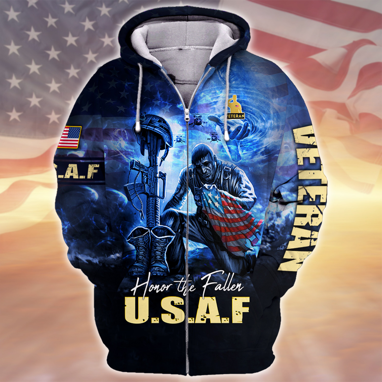 U.S. Air Force Hoodie – Gift for Proud Military Fathers | AIR FORCE NTD-1110-AF-03 U.S. Air Force Hoodie – Gift for Proud Military Fathers | AIR FORCE NTD-1110-AF-03