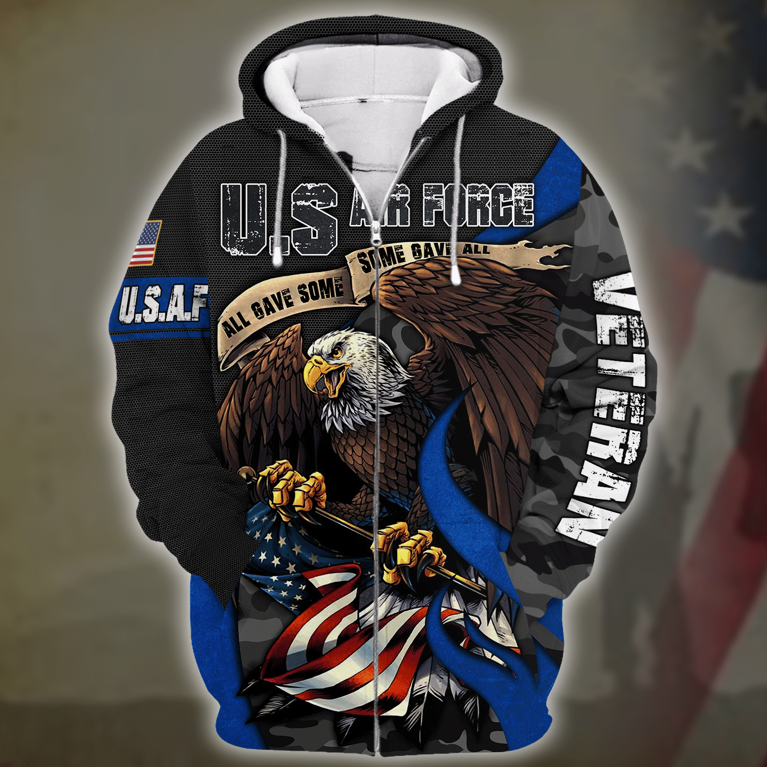 Air Force Logo Microfleece Hoodie – Gift for American s | AIR FORCE HLT-2011-AF-01 Air Force Logo Microfleece Hoodie – Gift for American s | AIR FORCE HLT-2011-AF-01