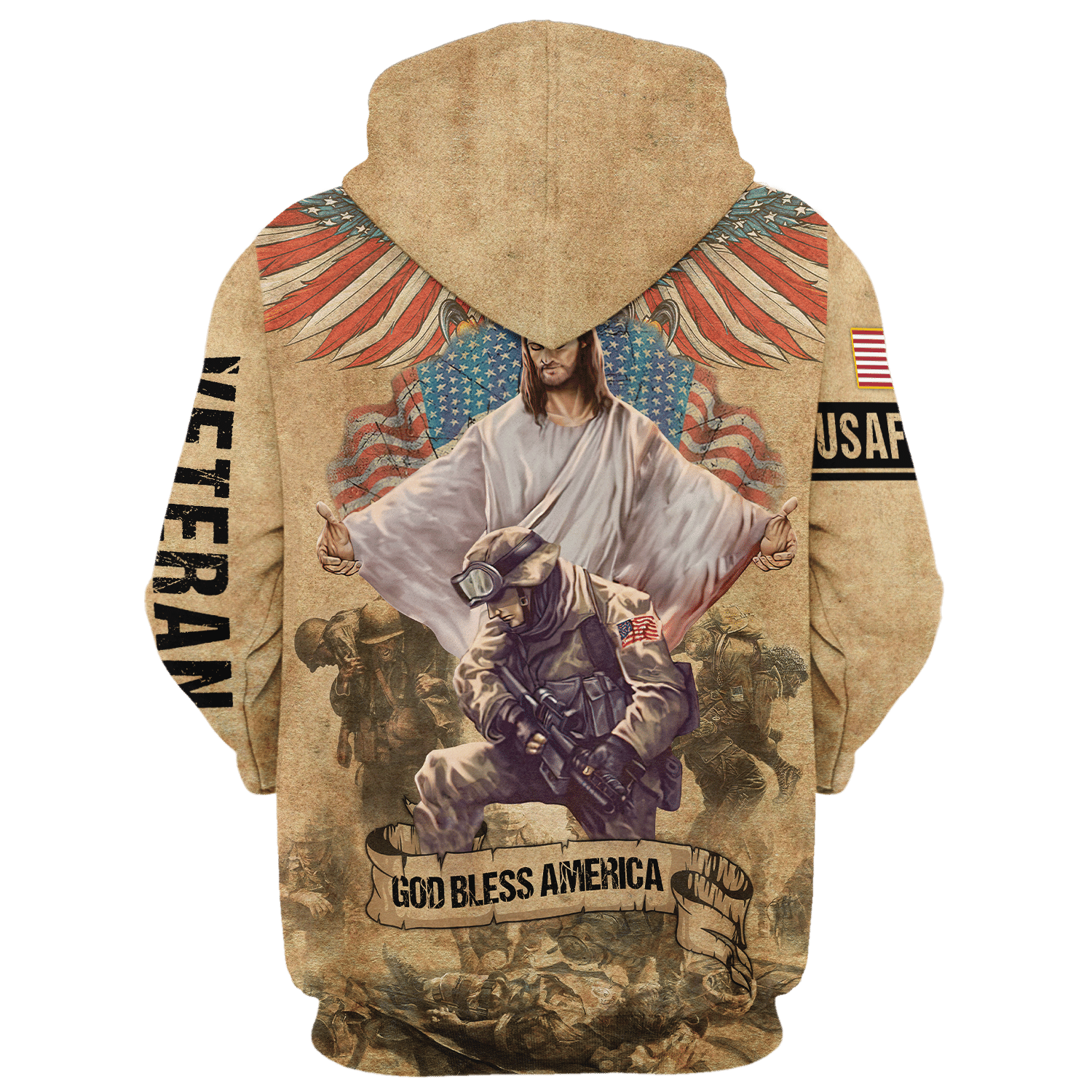 Vintage U.S. Air Force Microfleece Hoodie – Gift for Dad or Grandpa | AIR FORCE HLT-1910-AF-01 Vintage U.S. Air Force Microfleece Hoodie – Gift for Dad or Grandpa | AIR FORCE HLT-1910-AF-01