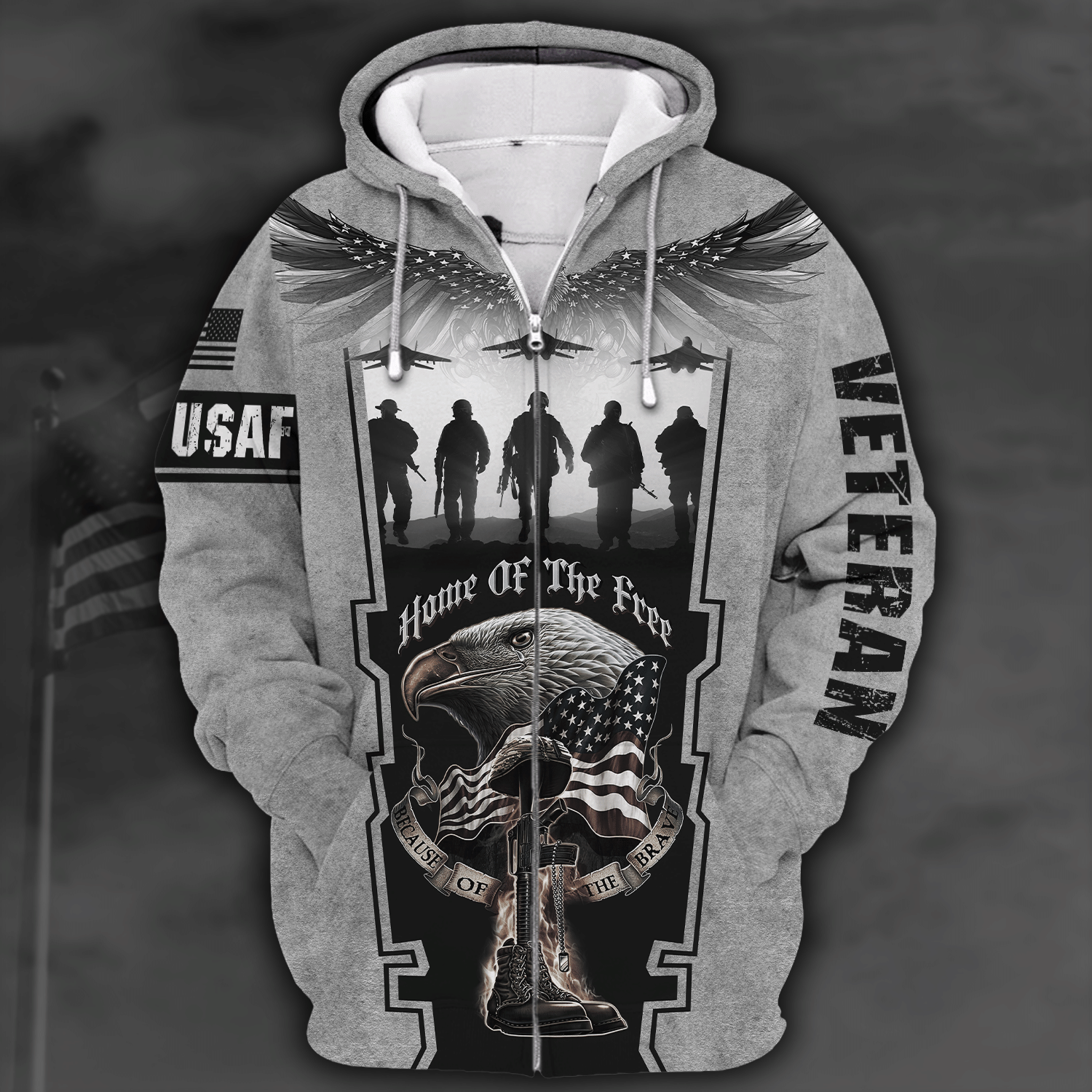 Air Force Performance Microfleece Hoodie – Gift for Service Heroes | AIR FORCE HLT-2510-AF-01 Air Force Performance Microfleece Hoodie – Gift for Service Heroes | AIR FORCE HLT-2510-AF-01