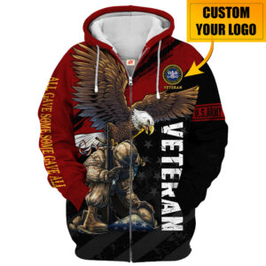 Veteran Zipper Hoodie – Military Honor Wear|  HBLVTR46