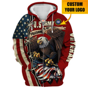 Proudly Served Veteran Heavy Microfleece Hoodie|  HBLVTR53