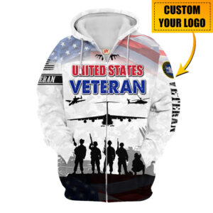 Veteran Zipper Hoodie – Microfleece Insulation|  NV-VTR58