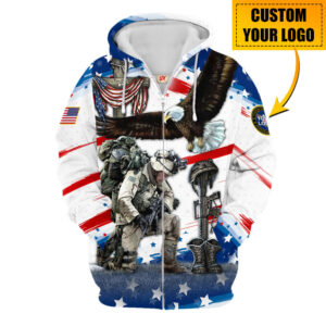 Veteran Zipper Hoodie – Soft, Warm, Proud|  NV-VTR62