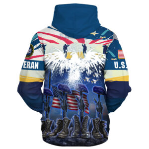Microfleece Zipper Hoodie for Proud Veterans| HBLVTR70 1 1687253349095.jpg