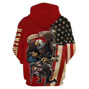 U.S. Marine Corps Veteran Soft Microfleece Zip Hoodie | NTD-2010-MC-02