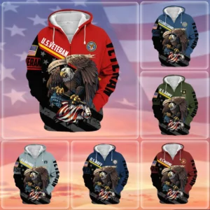 U.S. Army Veteran Weather-Proof Microfleece Hoodie | UXVET16