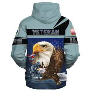 NAVY Veteran Full Zip Cozy Microfleece Hoodie | UXVET31-AF 1 1715416114117.jpg