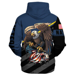 NAVY Veteran Lightweight Warm Zip Hoodie | UXVET16-NV 1 1715418675247.jpg