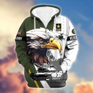 Army Veteran Cold Season Microfleece Hoodie