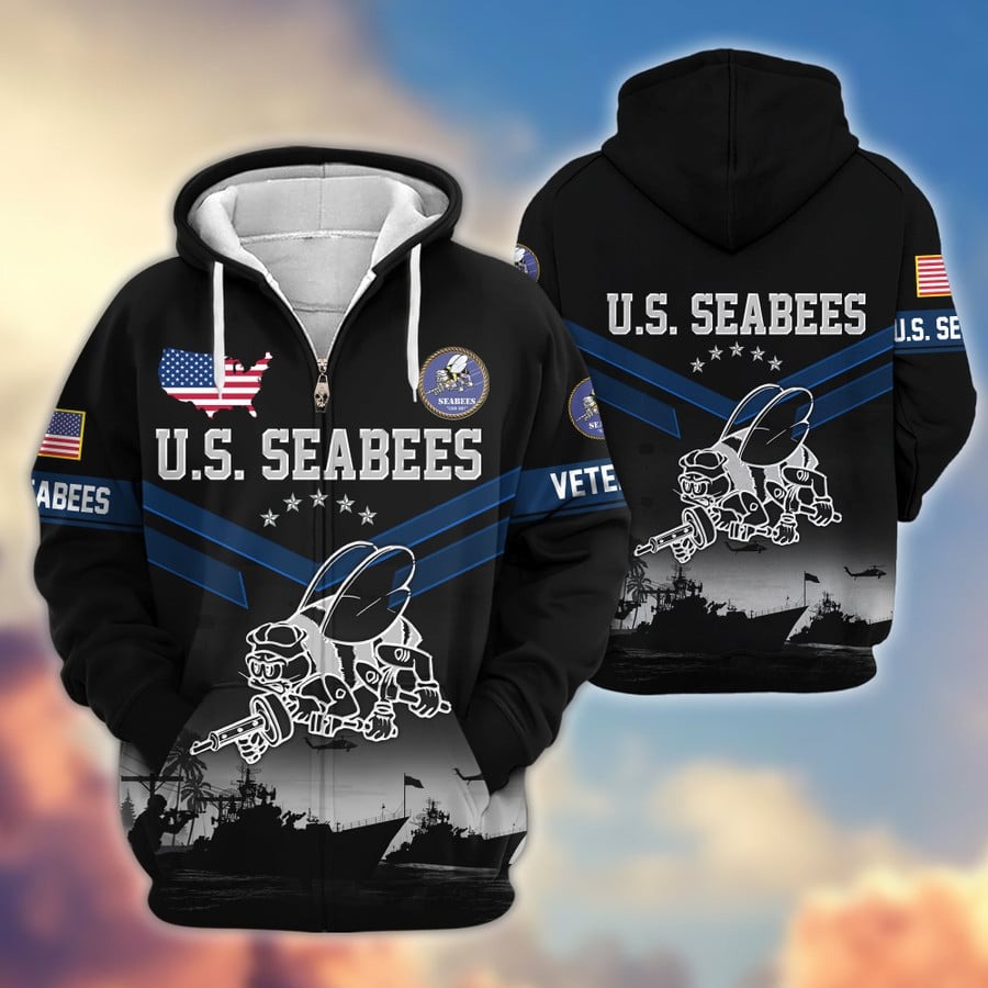 Veteran Symbol Microfleece Zipper Hoodie – Gift for Loved Ones Veteran Symbol Microfleece Zipper Hoodie – Gift for Loved Ones