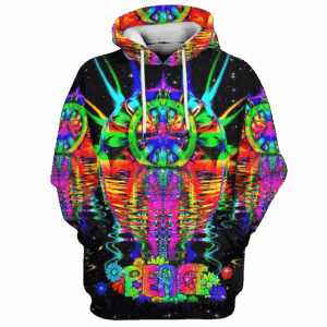 Hippie Style 3D Microfleece Hoodie NV-HIPPIE-07