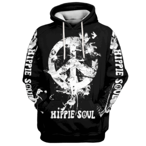 Hippie Psychedelic Style 3D All Over Print Hoodie NV-HIPPIE-11