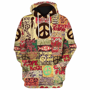 Hippie Abstract Style 3D All Over Print Hoodie DBA-1103-HP-04