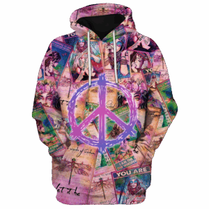 Hippie Creative Style 3D Microfleece Hoodie HBL-HP-14