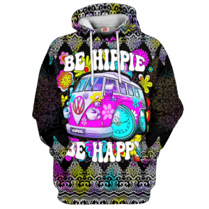 Hippie Rainbow Style 3D All Over Print Hoodie NV-HP-29