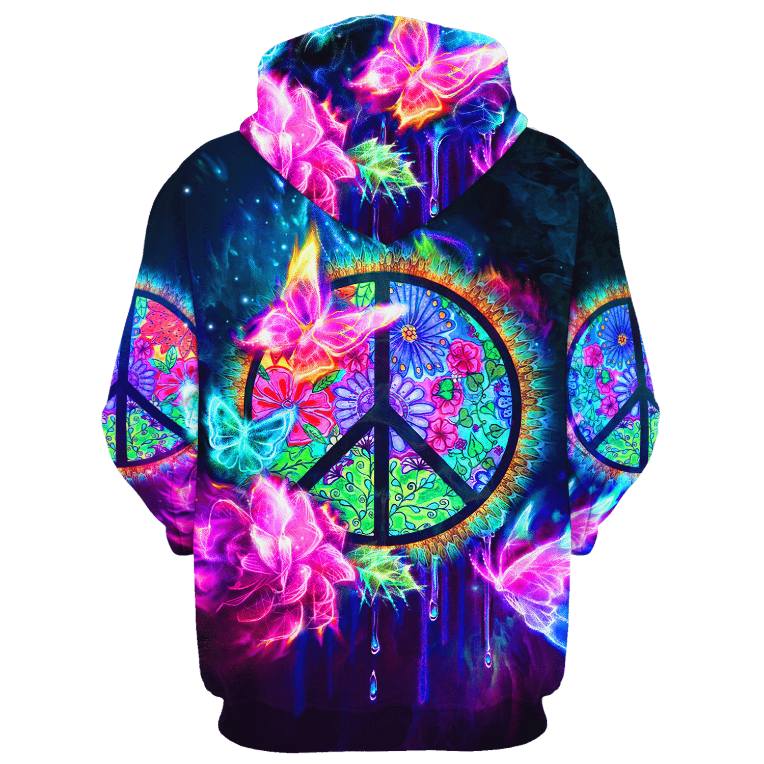Hippie Magic Style 3D Microfleece Hoodie HBL-HP-21 Hippie Magic Style 3D Microfleece Hoodie HBL-HP-21