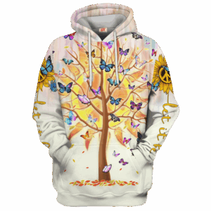 Hippie Cosmic Style Art 3D Microfleece Hoodie HBL-HP-29