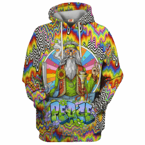 Hippie Art Wave Style 3D All Over Print Hoodie HBL-HP-31