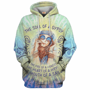 Hippie Boho Style 3D AOP Hoodie HBL-HP-34