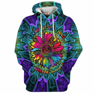 Hippy Vision Art Style 3D All Over Print Hoodie NV-HIPPIE-16