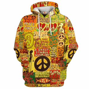 Hippie Cosmic Spirit Style 3D All Over Print Hoodie NV-HP-20