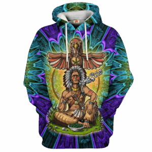 Hippy Hippie Dream Style 3D Microfleece Hoodie NV-HP-21
