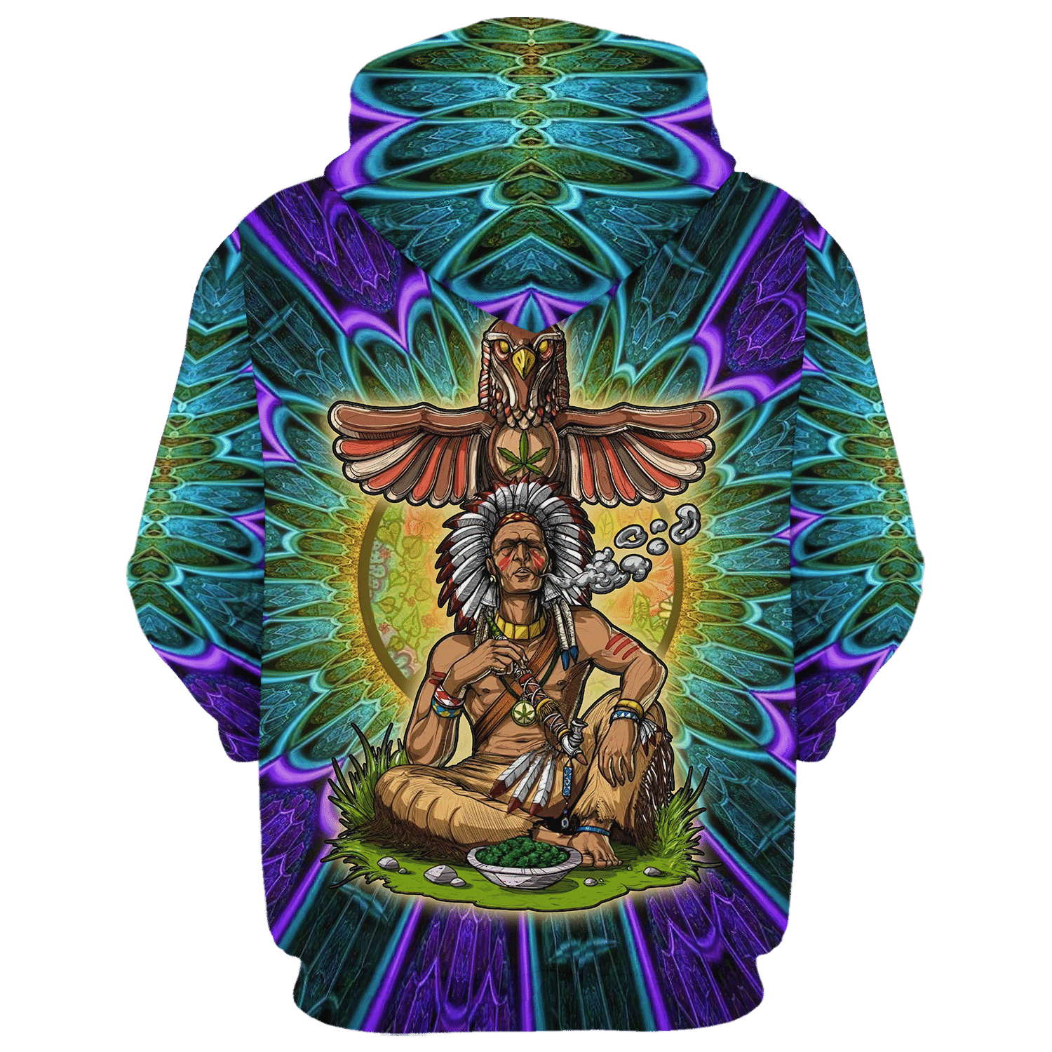 Hippy Hippie Dream Style 3D Microfleece Hoodie NV-HP-21 Hippy Hippie Dream Style 3D Microfleece Hoodie NV-HP-21