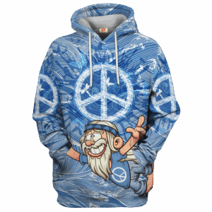 Hippy Hippie Spirit Style 3D Microfleece Hoodie HBL-HP-47