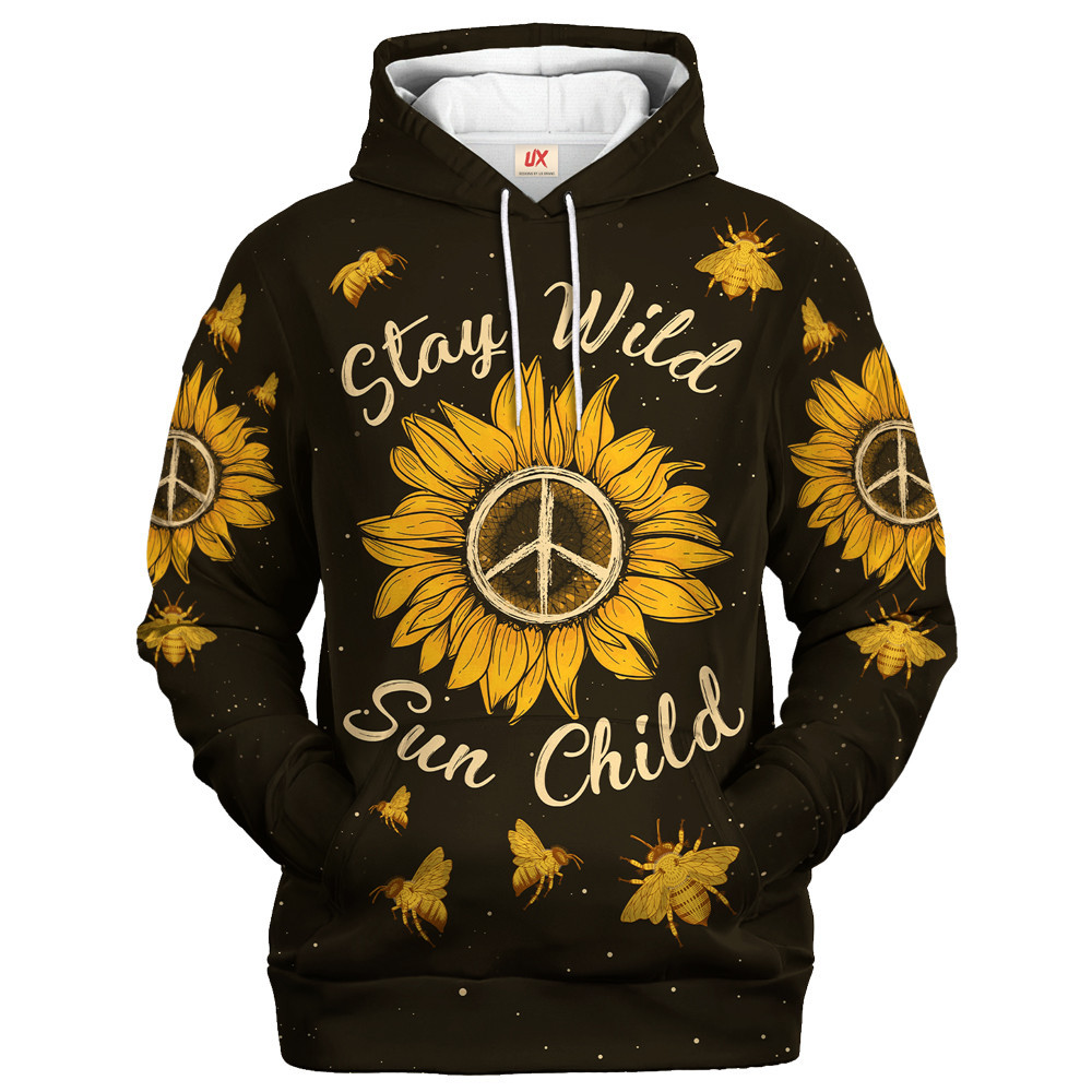 Hippie Artistic Vision Style 3D AOP Hoodie HBLHP61 Hippie Artistic Vision Style 3D AOP Hoodie HBLHP61