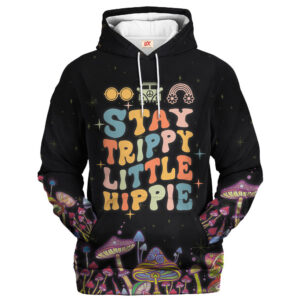 Hippy Hippie Art Style 3D All Over Print Hoodie HBLHP62