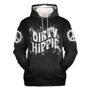 Hippie Retro Spirit Style 3D Microfleece Hoodie NVHI05