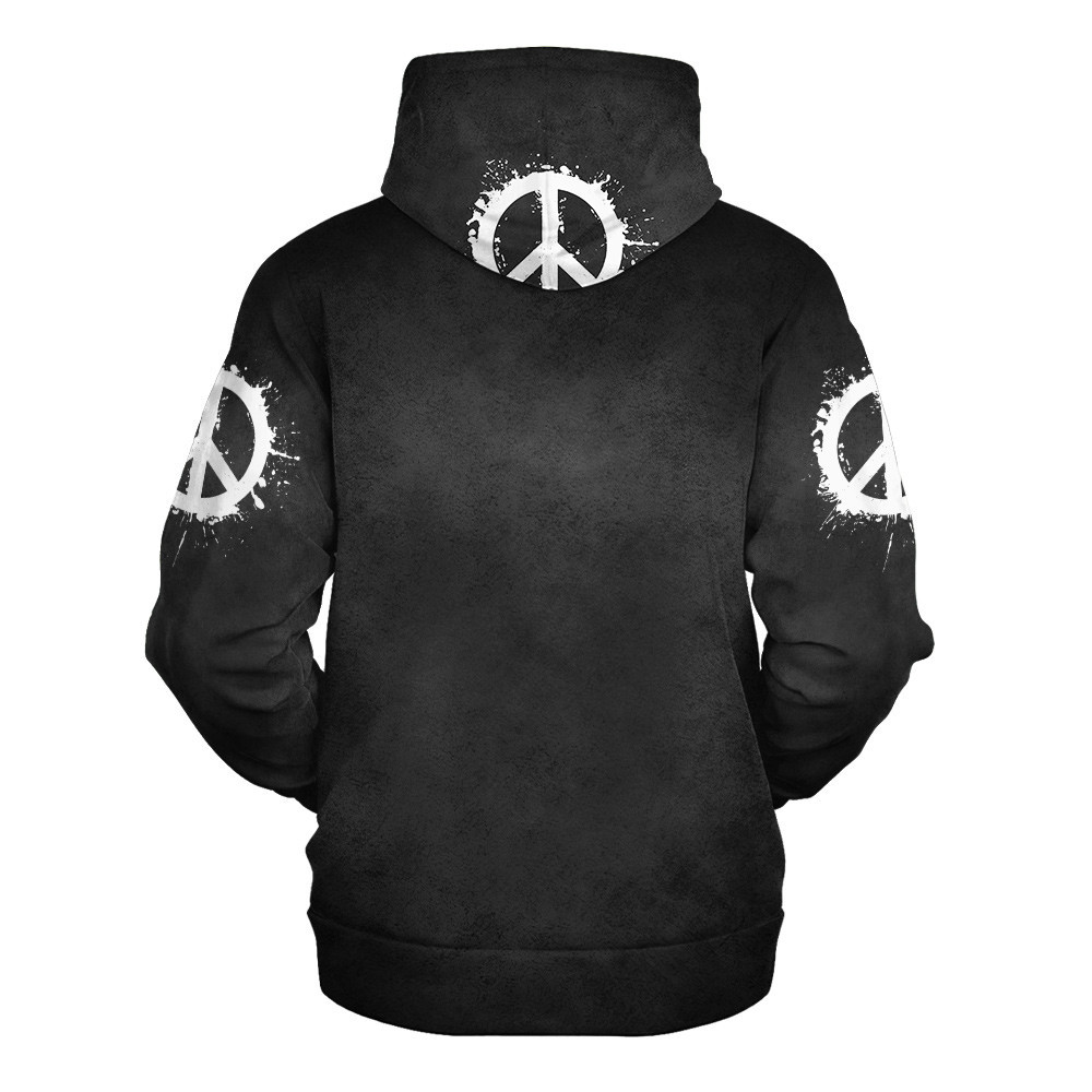 Hippie Retro Spirit Style 3D Microfleece Hoodie NVHI05 Hippie Retro Spirit Style 3D Microfleece Hoodie NVHI05