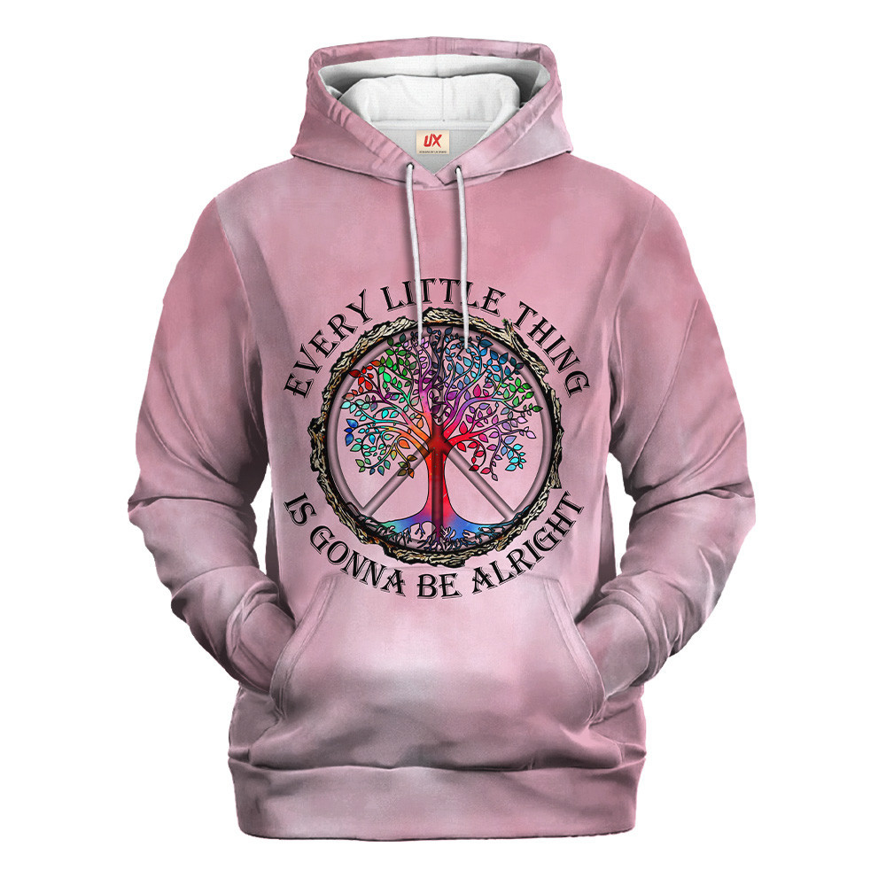Hippie Festival Colors Style 3D AOP Hoodie UXHI04 Hippie Festival Colors Style 3D AOP Hoodie UXHI04