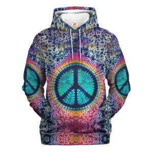 Hippy Cosmic Art Style 3D All Over Print Hoodie UXHI05