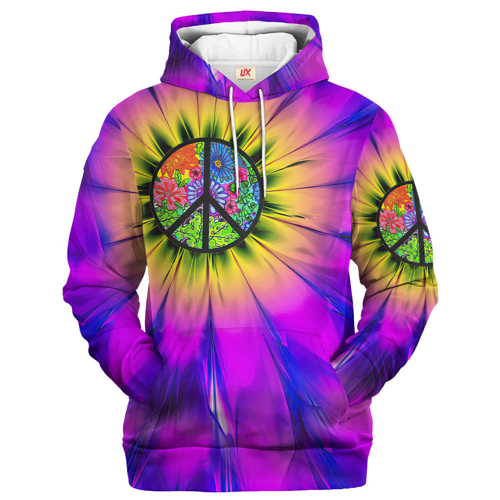 Hippie Artistic Psy Style 3D All Over Print Hoodie HBLHI67 Hippie Artistic Psy Style 3D All Over Print Hoodie HBLHI67