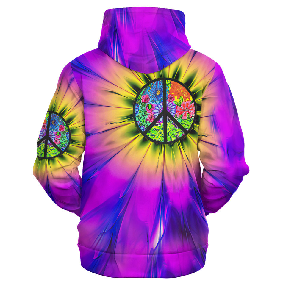 Hippie Artistic Psy Style 3D All Over Print Hoodie HBLHI67 Hippie Artistic Psy Style 3D All Over Print Hoodie HBLHI67
