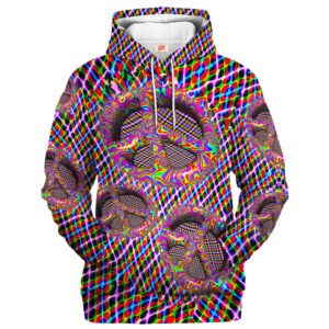 Hippie Cosmic Wave Style 3D AOP Hoodie HBLHI68
