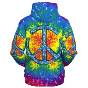 Hippy Retro Color Wave Style 3D All Over Print Hoodie HBLHI69 1 1668766795744.jpg