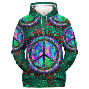 Hippy Festival Psy Style 3D AOP Hoodie HBLHI71