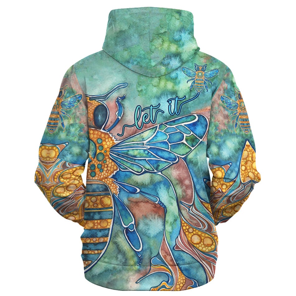 Hippy Hippie Art Look 3D Microfleece Hoodie HBLHI73 Hippy Hippie Art Look 3D Microfleece Hoodie HBLHI73